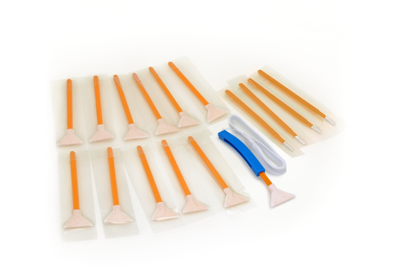 Sensor cleaning vswabs