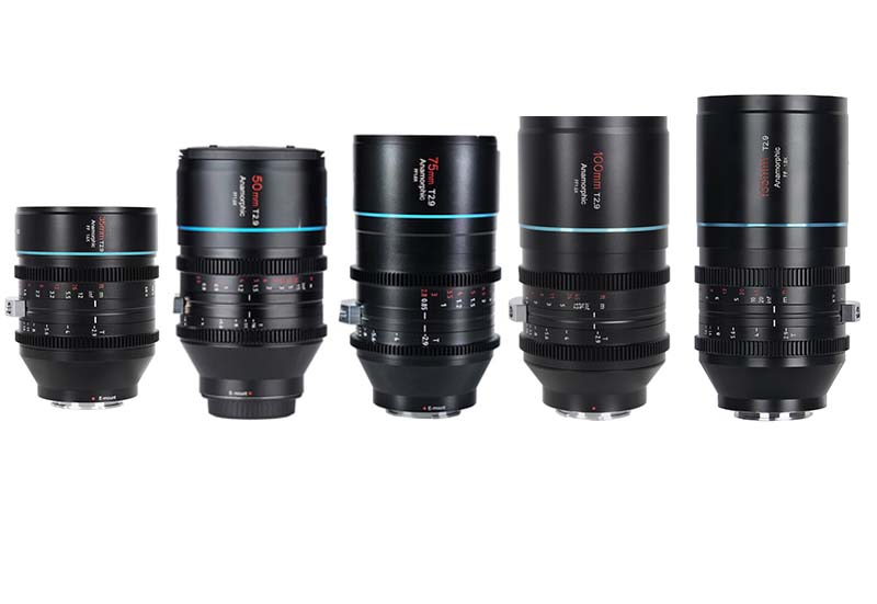 VENUS Anamorphic FF T2.9 1.6x/1.8x E-Mount set