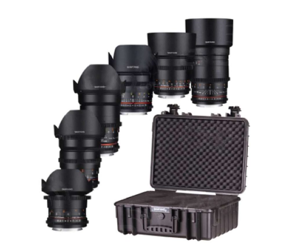 VDSLRII FF Cine lens E-Mount set