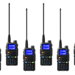 Kit 6 walkie talkie UV-5RM Plus
